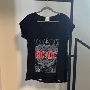 AC/DC Black Graphic T-Shirt